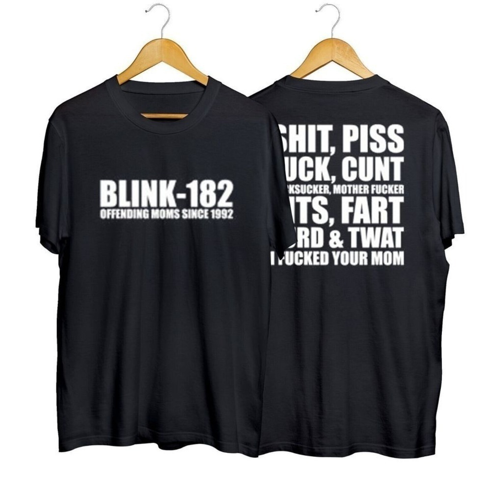 Blink 182 Family Reunion Tshirt Offending Moms Since 1992 Shirt 2 Sided